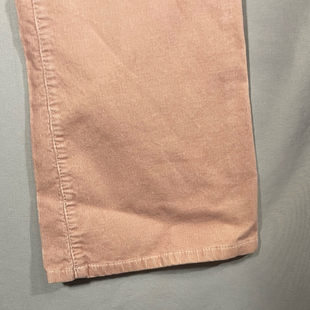 Talbots Pants Womens Corduroy Light Pink Signature Boot Cut Retro Sz 10L Tall - Picture 2 of 8